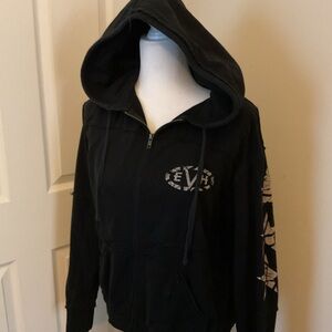Black Edward Van Halen Hoodie Jacket